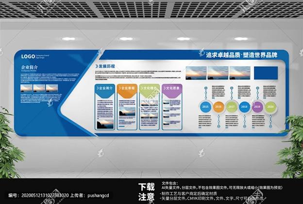 企业展板海报、文化墙与网络文化经营的多维融合策略